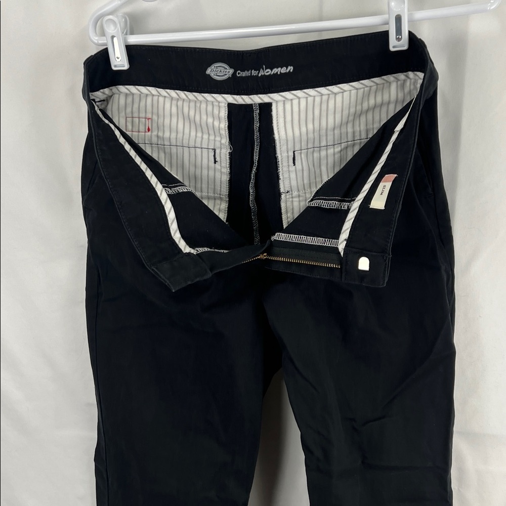 Dickies - Women Pants - Slim Fit - Size 10 - Black - Picture 7 of 11